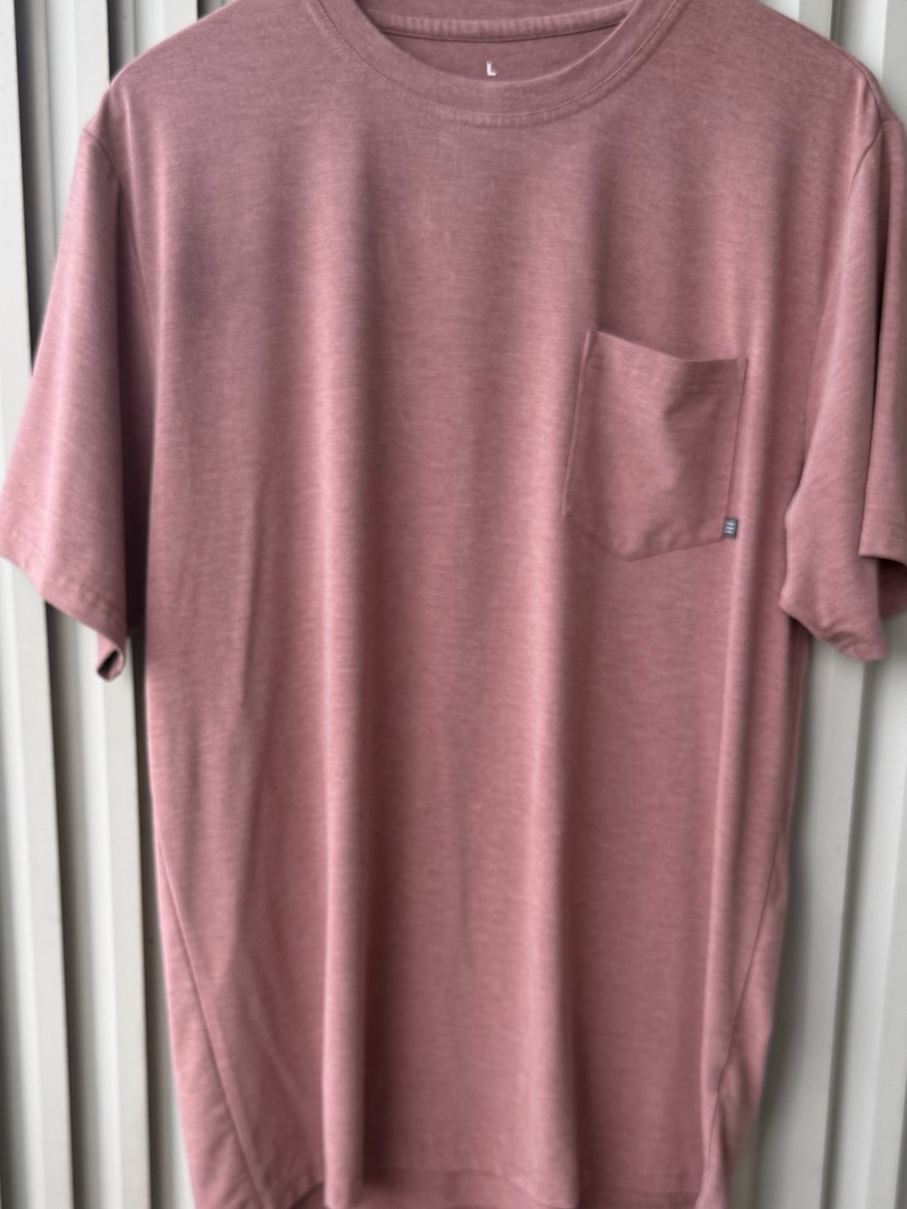 Free Fly Apparel Men's Pocket Tee — Dusty Rose